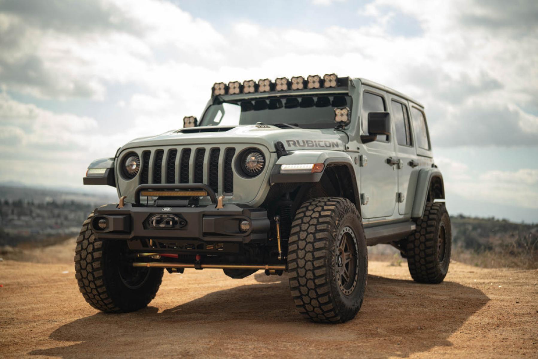 DV8 Offroad - OE Plus Front Bumper - Jeep Wrangler JL & Gladiator JT ...