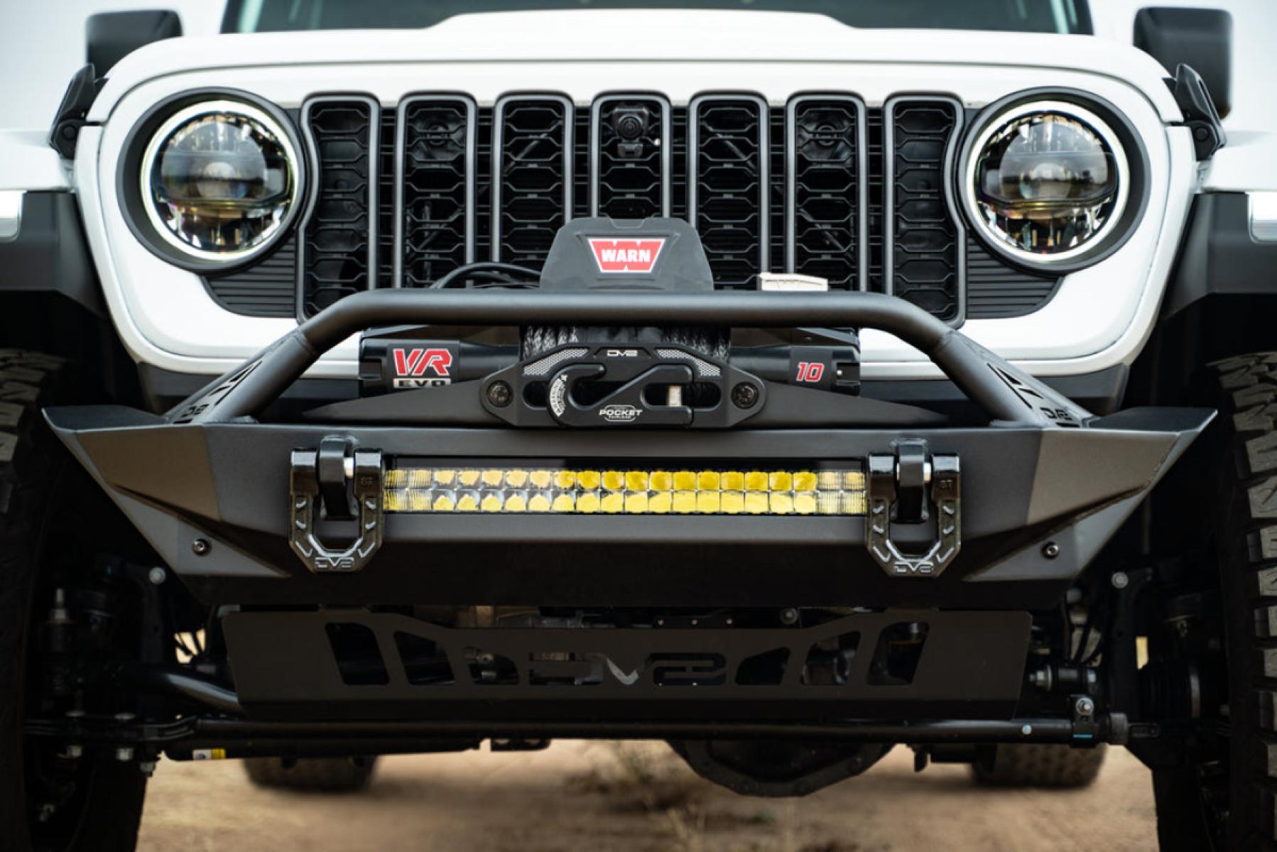 DV8 Offroad - FS-1 Series Stubby Front Bumper - Jeep Wrangler JK/JL ...