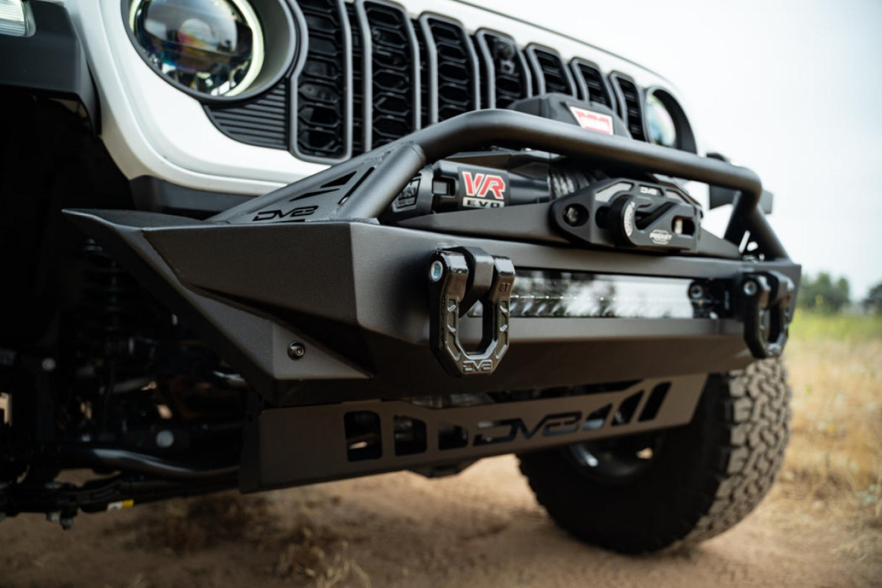 DV8 Offroad - FS-1 Series Stubby Front Bumper - Jeep Wrangler JK/JL ...