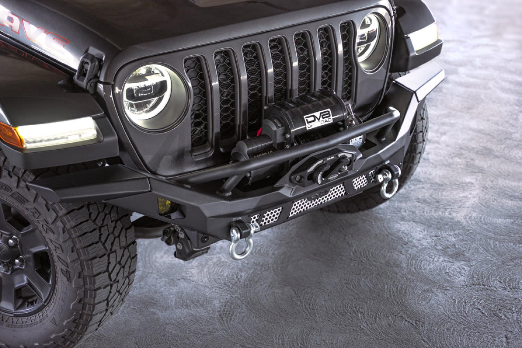 DV8 Offroad - MTO Series Front Bumper - Jeep Wrangler JK/JL & Gladiator ...