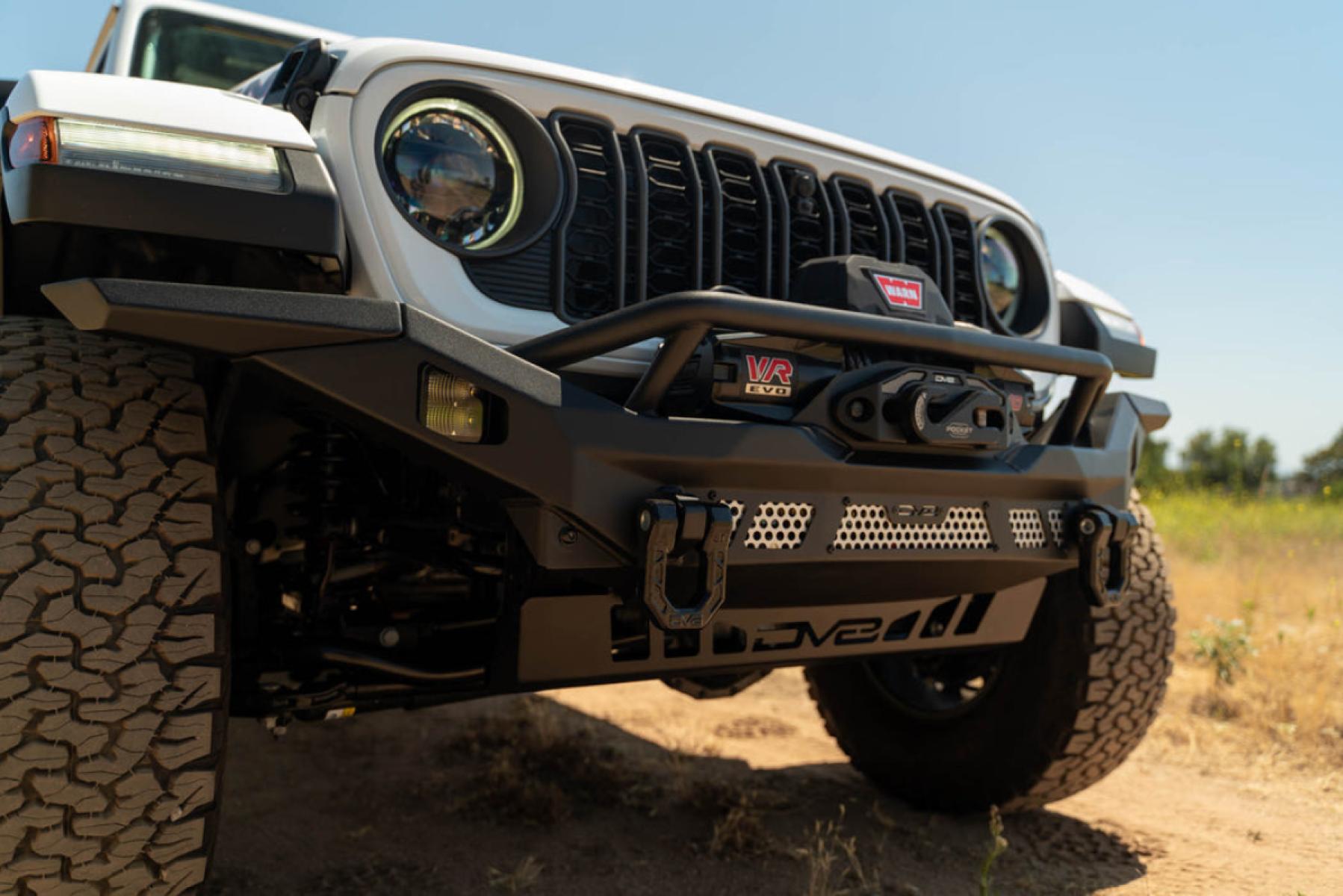 DV8 Offroad - MTO Series Front Bumper - Jeep Wrangler JK/JL & Gladiator ...