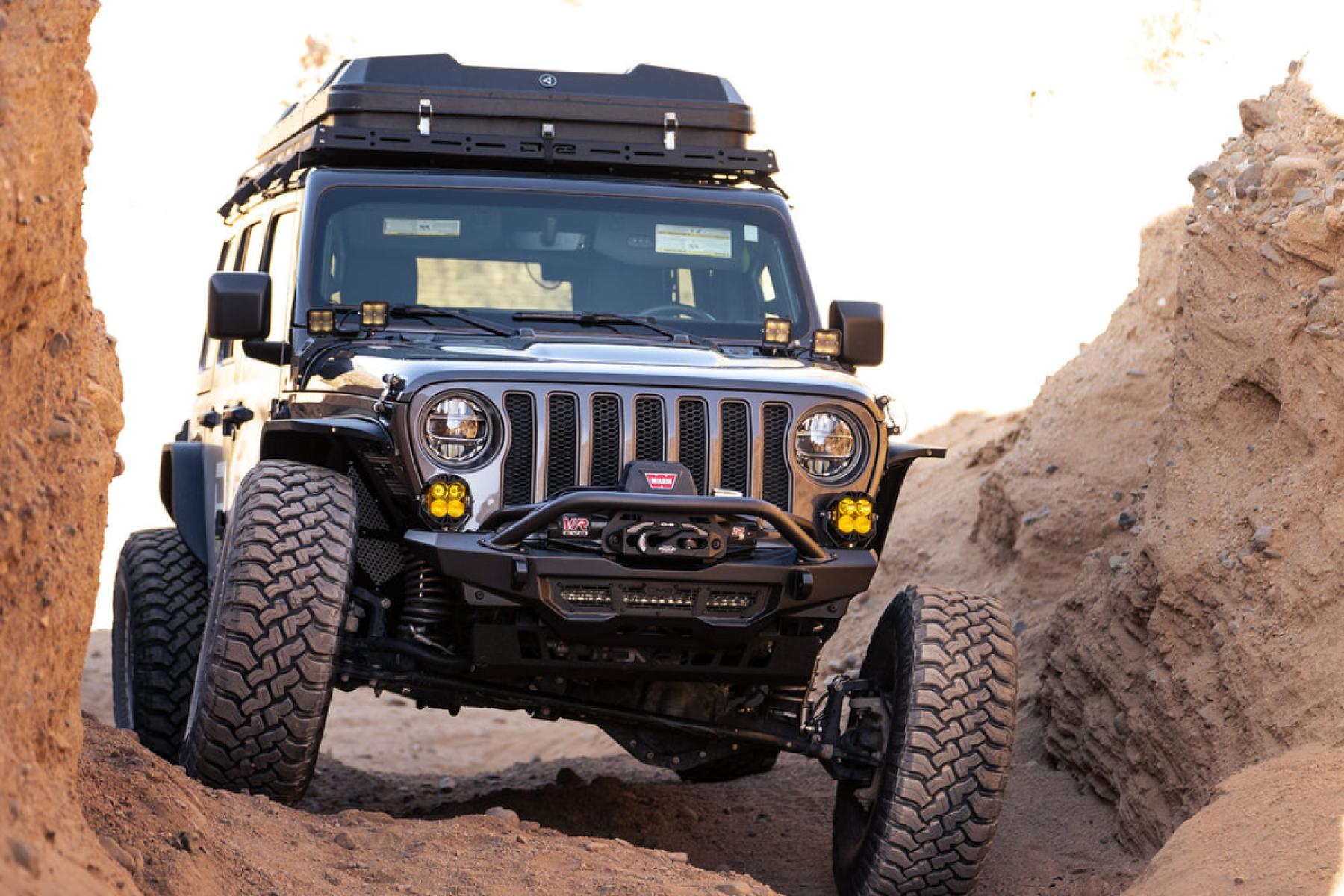 DV8 Offroad - Spec Series Front Bumper - Jeep Wrangler JL & Gladiator ...