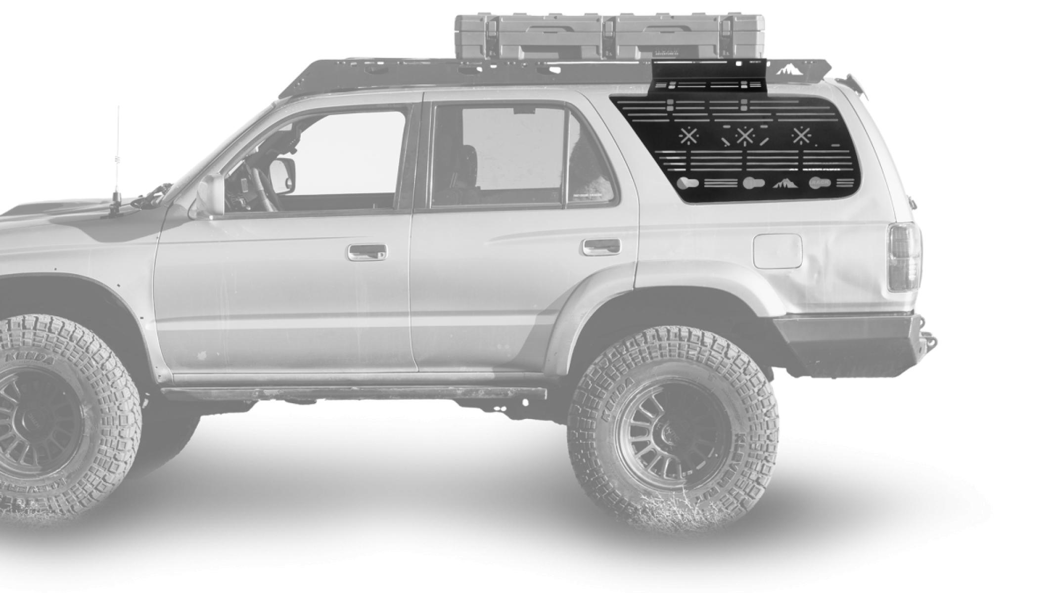 SRQ Fabrications - 3rd Gen 4Runner Window Panel - Toyota 4Runner (1996 ...