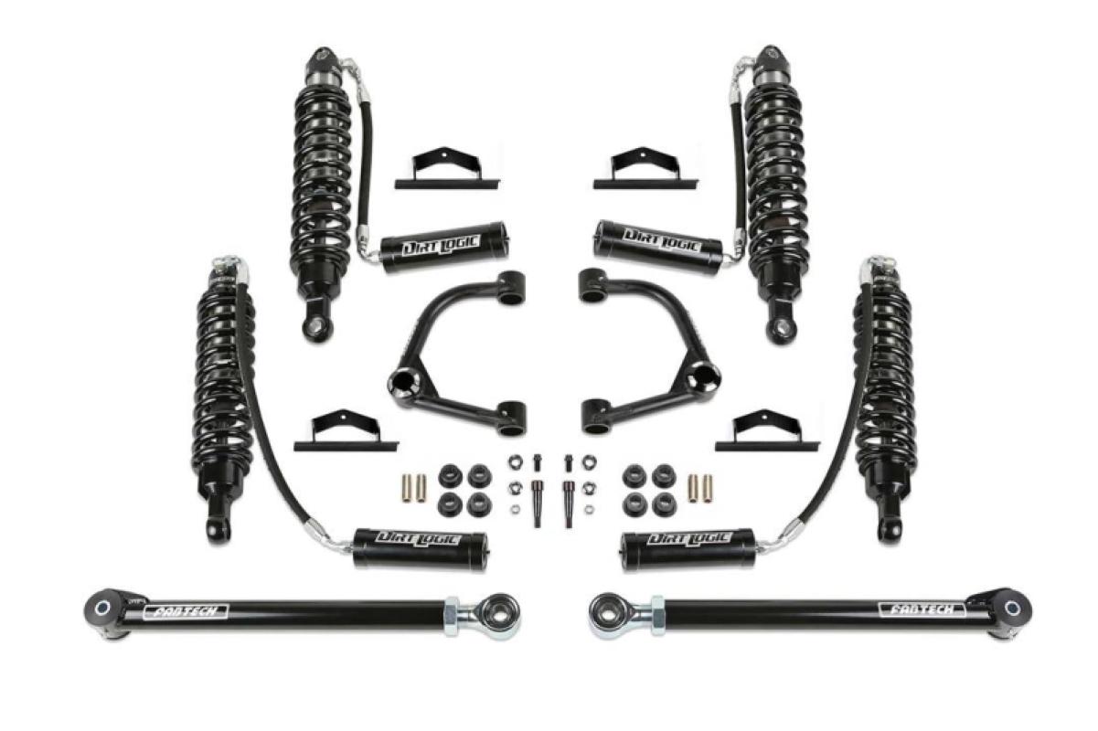 Fabtech - 4-Inch Upper Control Arm Lift Kit with Dirt Logic 2.5 ...