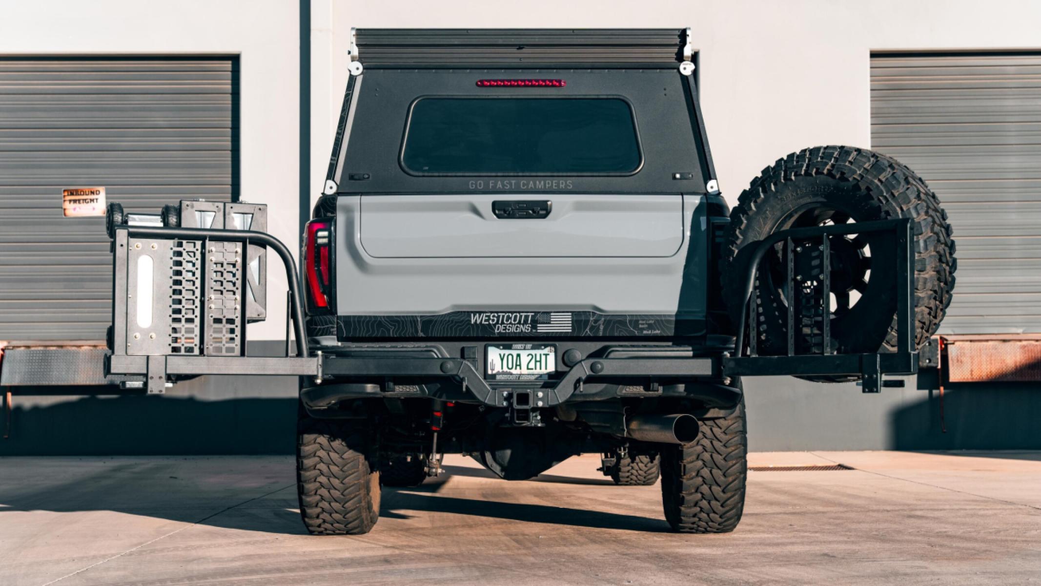 Modular Tyre Rack Westcott Designs - Universal Modular Spare Tire Carrier Rack | Rigzilla
